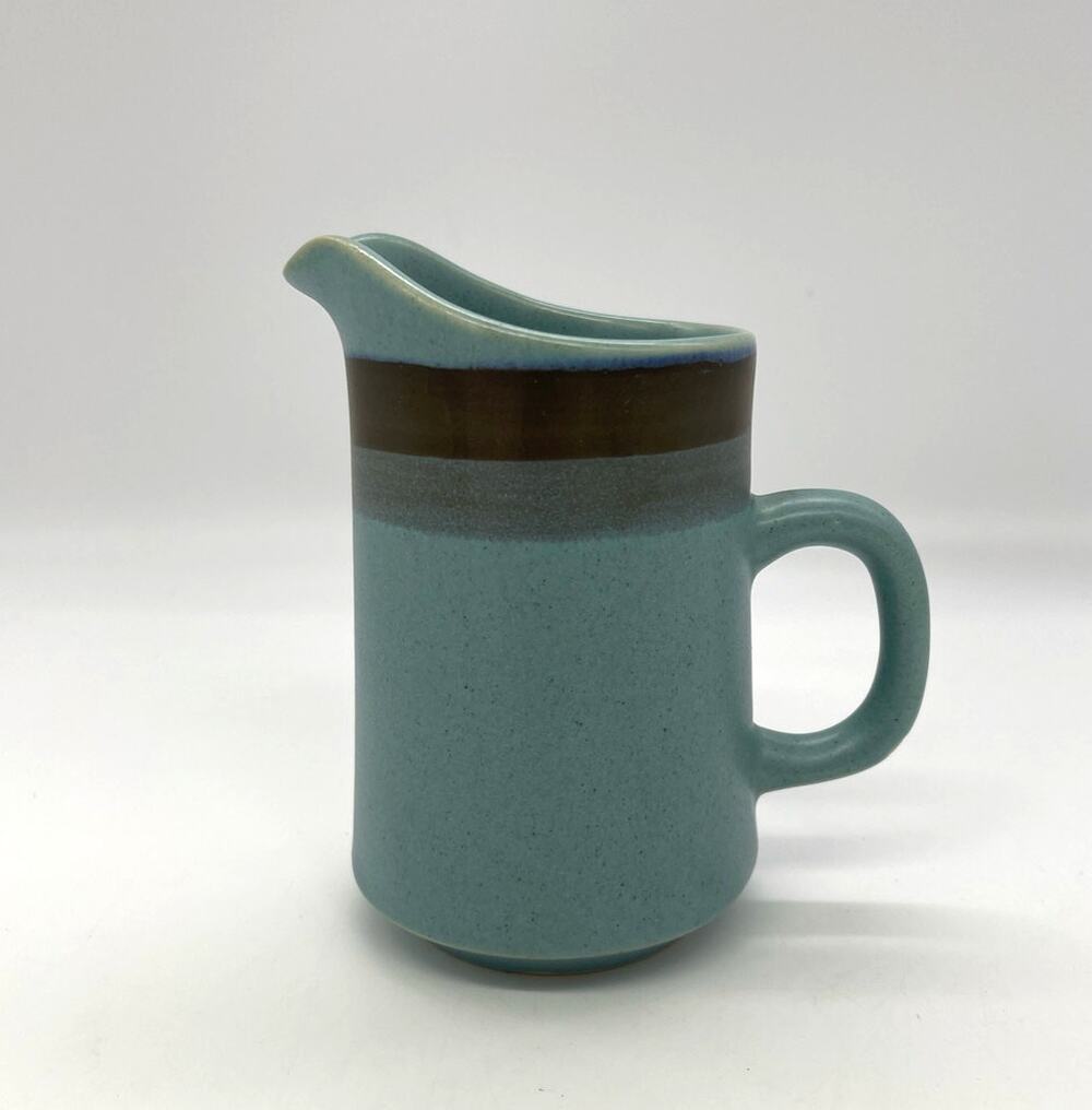Vintage Arrow Stone Navajo Blue Stoneware Creamer